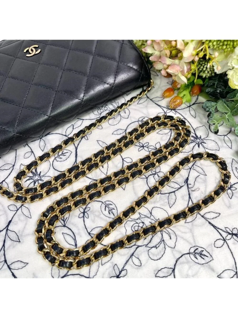 Chanel Chain Wallet Black Quilted Shoulder Bag